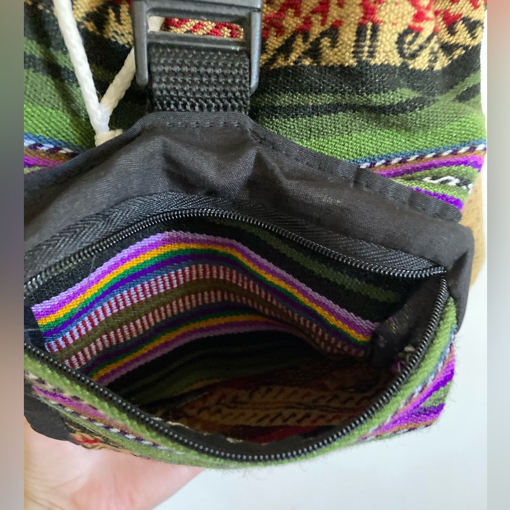 *Aztec Backpack with Adjustable Drawstring Closure - Picture 2 of 4
